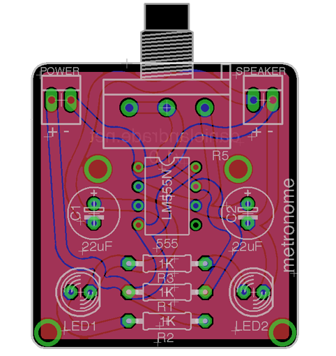 Metronome PCB Eagle