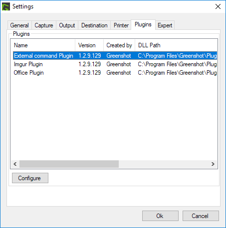 External Command Plugin