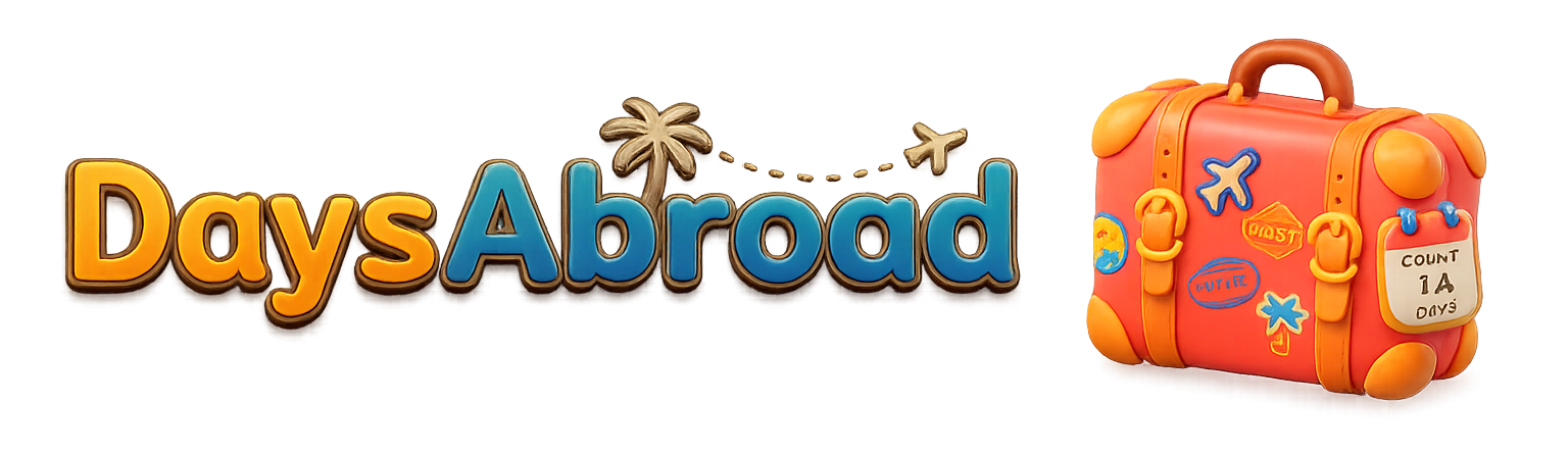 Header image for DaysAbroad: Track How Many Days You Spend in Every Country